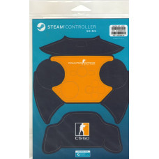 Комплект пластиковых накладок CSGO Blue/Orange для Steam Controller