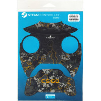 Комплект пластиковых накладок CSGO Grey Camo для Steam Controller