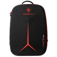 Рюкзак DeadSkull для консоли и геймпадов PS5 Slim (Black-Red)