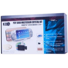 Набор аксессуаров 3 в 1 Multicolor Crystal Kit для PSP 3000