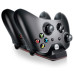 Зарядная станция с подсветкой Xbox One S Dual Charging Dock + 2шт АКБ 600 mAh (Dobe TYX-695) 